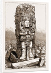 Antiquities Of Central America: Stone Column Found At Copan by Anonymous