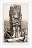 Antiquities Of Central America: Stone Column Found At Copan by Anonymous