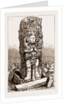 Antiquities Of Central America: Stone Column Found At Copan by Anonymous