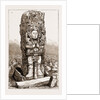 Antiquities Of Central America: Stone Column Found At Copan by Anonymous