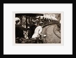 The Stephenson Centenary Celebration At Newcastle-on-tyne: Procession Of Locomotives Passing The House At Wylam, Newcastle by Anonymous