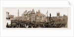 The Stephenson Centenary Celebration At Newcastle-on-tyne: The Cart-horse Procession: The Armstrong Gun Passing The Stephenson Monument, Newcastle by Anonymous