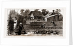 The English Garden, Scenes In Rugby, The English Colony In Tennesse, 1880, USA by Anonymous