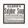 Glenn's Sulphur Soap, 1880, USA by Anonymous