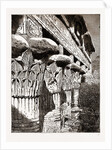 Capitals And Architrave of the Temple At Esneh, 1880, Egypt by Anonymous