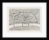 Part of Modern London, Map, Showing the Ancient Wall by Anonymous