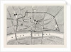Part of Modern London, Map, Showing the Ancient Wall by Anonymous