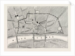 Part of Modern London, Map, Showing the Ancient Wall by Anonymous