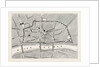 Part of Modern London, Map, Showing the Ancient Wall by Anonymous