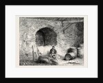 Roman Wall On Tower Hill by Anonymous