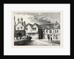 St. Katherine's Hospital, the Brothers' Houses in 1781 by Anonymous