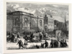 Front of Newgate from the Old Bailey by Anonymous
