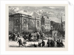 Front of Newgate from the Old Bailey by Anonymous
