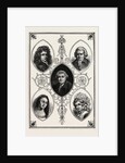 Drury Lane Celebrities. Betterson, Mrs. Pritchard, Garrick, Macklin, Mrs. Robinson by Anonymous