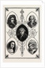 Drury Lane Celebrities. Betterson, Mrs. Pritchard, Garrick, Macklin, Mrs. Robinson by Anonymous