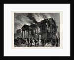 Burning of Covent Garden Theatre in 1856 by Anonymous