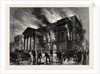 Burning of Covent Garden Theatre in 1856 by Anonymous