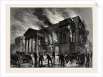 Burning of Covent Garden Theatre in 1856 by Anonymous