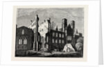 The Houses of Parliament After the Fire, in 1834 by Anonymous