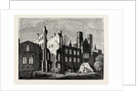The Houses of Parliament After the Fire, in 1834 by Anonymous