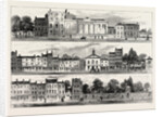 The North Side of Knightsbridge in 1820, from the Cannon Brewery to Hyde Park Corner by Anonymous