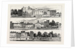 The North Side of Knightsbridge in 1820, from the Cannon Brewery to Hyde Park Corner by Anonymous