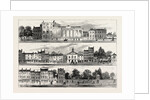 The North Side of Knightsbridge in 1820, from the Cannon Brewery to Hyde Park Corner by Anonymous
