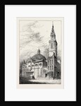 Exterior of St. Stephen's, Walbrook, in 1700 by Anonymous
