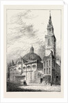 Exterior of St. Stephen's, Walbrook, in 1700 by Anonymous