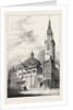 Exterior of St. Stephen's, Walbrook, in 1700 by Anonymous