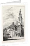 Exterior of St. Stephen's, Walbrook, in 1700 by Anonymous