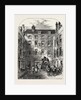 Outer Court of La Belle Sauvage in 1828 London by Anonymous