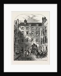 Outer Court of La Belle Sauvage in 1828 London by Anonymous