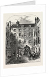 Outer Court of La Belle Sauvage in 1828 London by Anonymous