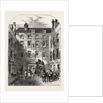 Outer Court of La Belle Sauvage in 1828 London by Anonymous