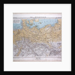 North and Middle Germany, Nord und Mittel Deutschland, antique map 1869 by Th. von Liechtenstern and Henry Lange