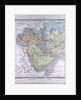 Western Asia or West Asia, antique map 1869 by Th. von Liechtenstern and Henry Lange