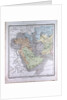 Western Asia or West Asia, antique map 1869 by Th. von Liechtenstern and Henry Lange