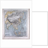 Asia, antique map 1869 by Th. von Liechtenstern and Henry Lange