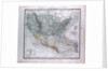 North American and Central America, antique map 1869 by Th. von Liechtenstern and Henry Lange