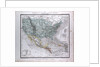 North American and Central America, antique map 1869 by Th. von Liechtenstern and Henry Lange