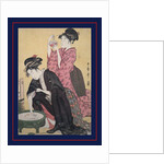 Kingyo, Goldfish by Utamaro Kitagawa