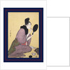 Kuchi-beni,Painting the lips by Utamaro Kitagawa