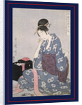 Hari-shigoto, Needlework by Utamaro Kitagawa