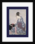 Hari-shigoto, Needlework by Utamaro Kitagawa