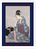 Hari-shigoto, Needlework by Utamaro Kitagawa