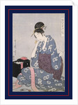 Hari-shigoto, Needlework by Utamaro Kitagawa