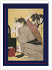 Kami-yui, Dressing the hair by Utamaro Kitagawa