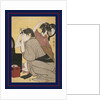 Kami-yui, Dressing the hair by Utamaro Kitagawa