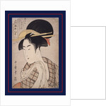 Tenugui, Hand-towel by Utamaro Kitagawa